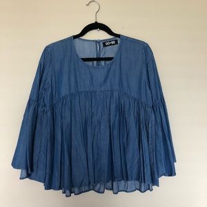 Never been worn denim blouse